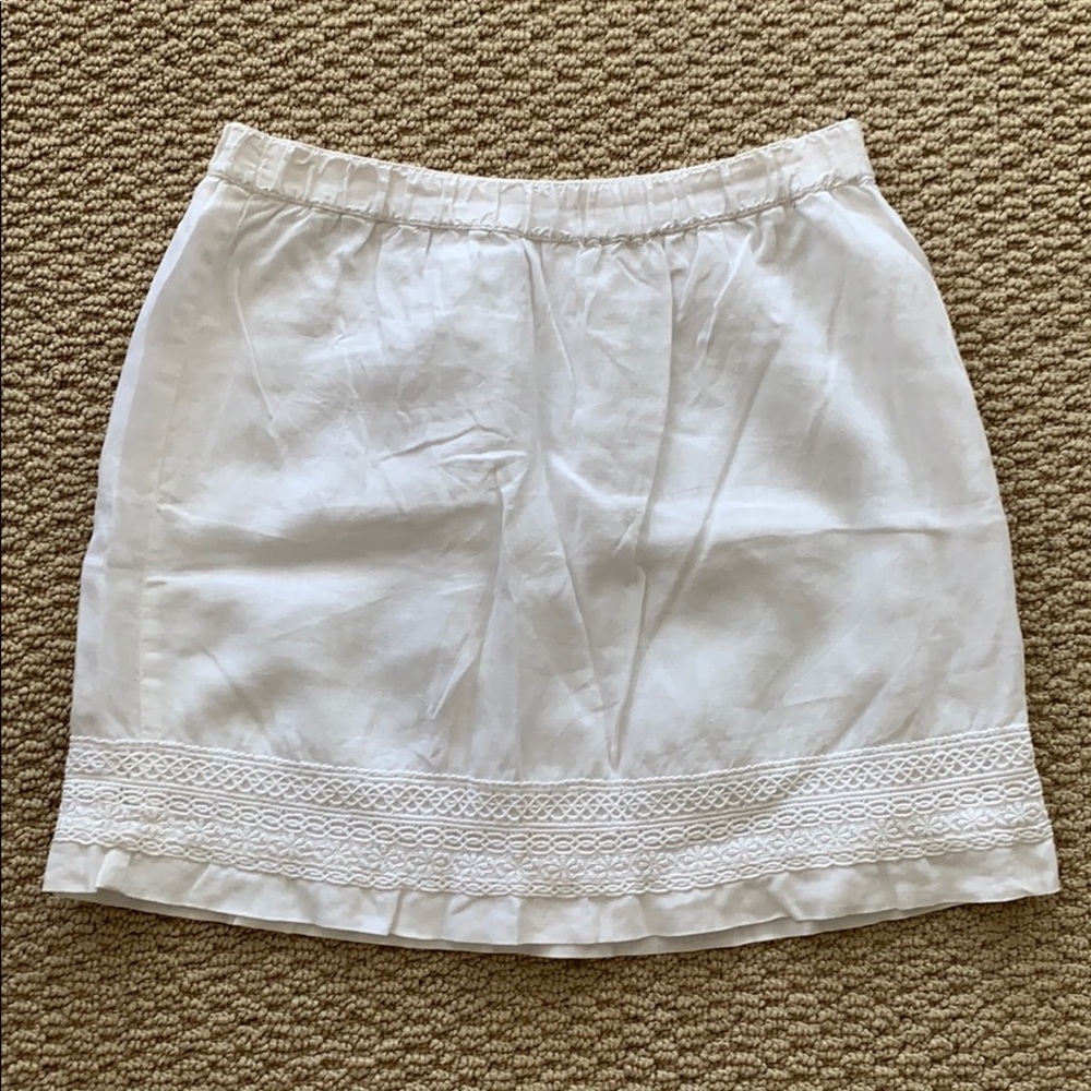 NWOT Banana Republic 100% Linen Skirt 6